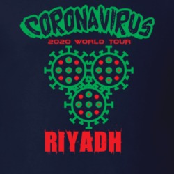 Coronavirus 2020 World Tour Riyadh T Shirt 37865929