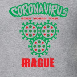 Coronavirus 2020 World Tour Prague T Shirt 37866139