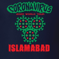 Coronavirus 2020 World Tour Islamabad T Shirt 37866144