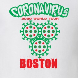 Coronavirus 2020 World Tour Boston T Shirt 37866195