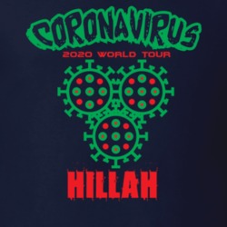 Coronavirus 2020 World Tour Hillah T Shirt 37866229