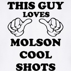 Molson Cool Shots Beer Funny T Shirt 6189422