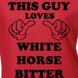 White Horse Bitter Beer Funny T Shirt 6189596