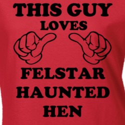 Felstar Haunted Hen Beer Funny T Shirt 6189654
