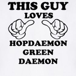 Hopdaemon Green Daemon Beer Funny T Shirt 6190321
