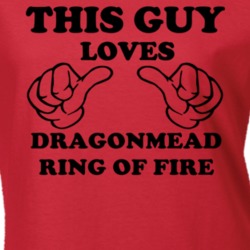 Dragonmead Ring Of Fire Beer Funny T Shirt 6190461