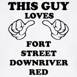 Fort Street Downriver Red Beer Funny T Shirt 6190776