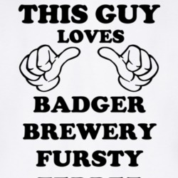 Badger Brewery Fursty Ferret Beer Funny T Shirt 6191642