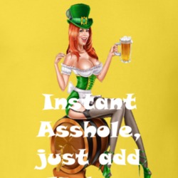 Molson Dry Instant Asshole, Just Have Funny T Shirt 6299082