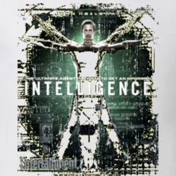Intelligence American Most Watched TV Show Cool Grunge Look T shirt 6782106