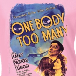 One Body Too Many Comedy Film Poster Aged Look T Shirt 7935095