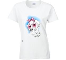 Cute Puppy Dog Lover Fan Tshirt 35289663