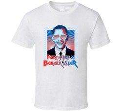 Party Like A Barack Star Funny Presidents Day Fan Shirt 35413487