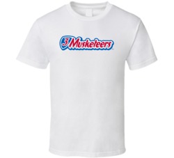 3 Musketeers Chocolate Logo Fan Tshirt 35427317