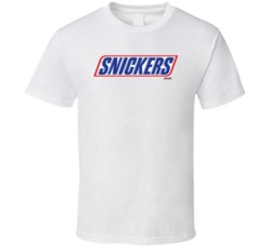 Snickers Chocolate Logo Fan Tshirt 35427335