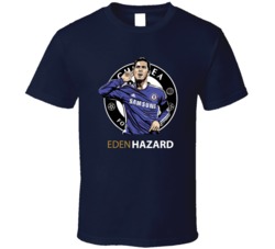 Eden Hazard Chelsea English Premier Leage Soccer Fan Tshirt 35442581