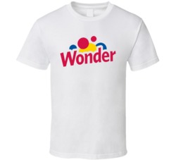 Wonder Bread Funny Food Lover Bread Logo Tshirt 35644838