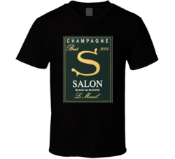 Salon De Blancs Party Drinking Champagne Logo Tshirt 35800741