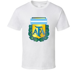 Argentina National Soccer Team Merchandise Sports Team Logo Fan Tshirt 35810391