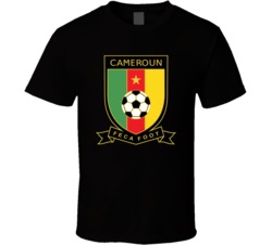 Cameroon National Soccer Team Merchandise Football Sports Team Logo Fan Tshirt 35810401