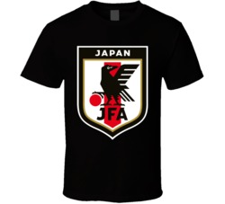 Japan National Soccer Team Merchandise Football Sports Team Logo Fan Tshirt 35810402