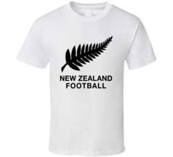 New Zealand Football National Soccer Team Merchandise Football Sports Team Logo Fan Tshirt 35810403