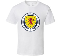 Scotland National Soccer Team Merchandise Sports Team Logo Fan Tshirt 35810411