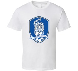 Korea National Soccer Team Merchandise Football Sports Team Logo Fan Tshirt 35810422