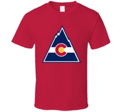 Colorado Rockies Hockey Logo Nhl Hockey Fan Tshirt 35825011