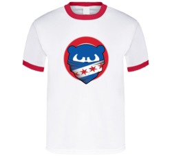 Chicago Baseball Funny Gangster Cubs Logo Fan Tshirt 35825805
