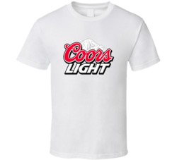 Coors Light Beer Drinking Logo Party Fan Tshirt 35826670