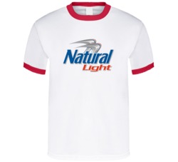 Natural Light Beer Logo Drinking Tshirt 35826687