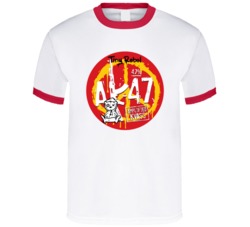 Tiny Rebel Ak-47 Amplified Kvass Logo Party T Shirt 35976157