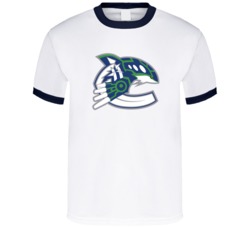 Vancouver Canucks Pokemon Logo Mashup Hockey Fan T Shirt 36053897
