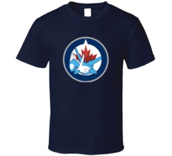 Winnipeg Jets Pokemon Logo Mashup Hockey Fan T Shirt 36053899