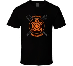 Baltimore Terrapins Defunct Baseball Team Logo Fan T Shirt 36062314