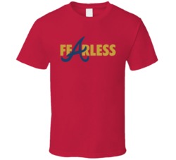 Fearless Atlanta Braves Parody Logo Baseball Fan T Shirt 36092873