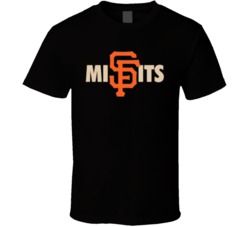 Misfits San Francisco Giants Baseball Logo Parody Fan T Shirt 36092879