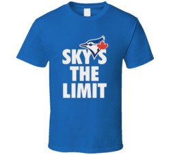 Sky's The Limit Toronto Blue Jays Parody Logo Fan T Shirt 36092883