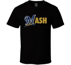 Mash Milwuakee Brewers Baseball Parody Logo Fan T Shirt 36092885