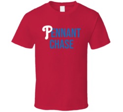 Pennant Chase Philadelphia Phillies Logo Parody Fan T Shirt 36092898