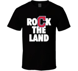 Rock The Land Cleveland Indians Parody Logo Baseball Fan T Shirt 36093618