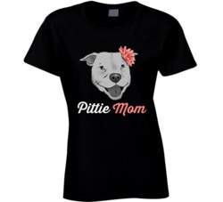 Pittie Mom Pit Bull Dog Animal Lover Fan T Shirt 36166607