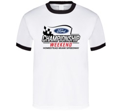 Ford Championship Weekend Homestead-miami Speedway Logo Car Racing Fan T Shirt 36222598