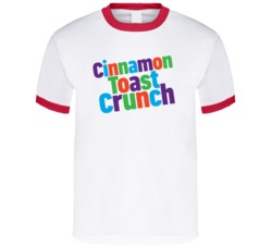 Cinnamon Toast Crunch Cereal Brand Logo Junk Food Fan T Shirt 36233262