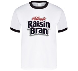 Kellogg's Raisin Bran Cereal Halloween Logo Junk Food Fan T Shirt 36233283