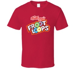 Froot Loops Cereal Halloween Logo Junk Food Fan T Shirt 36233285