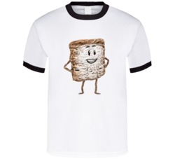 Mini Wheat Cereal Brand Logo Junk Food Fan T Shirt 36233288
