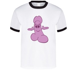 Funny Dildo Happy Face Adult Humor Fan T Shirt 36360781