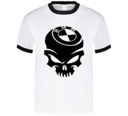 Skull Bmw Cool Graphic Car Fan T Shirt 36360875